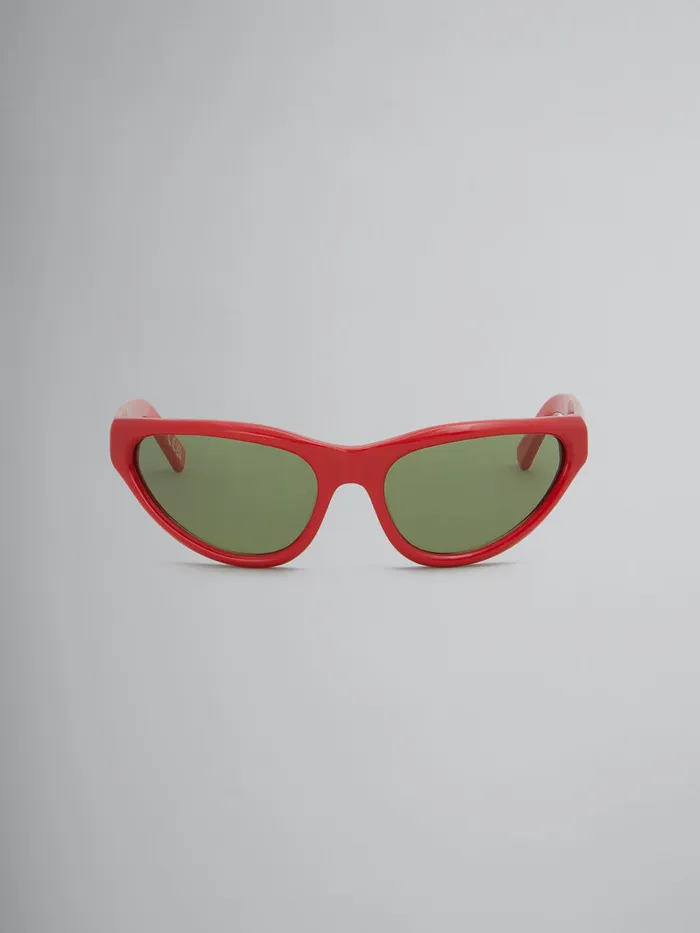 Red Mavericks Sunglasses WomenMen Marni Sunglasses