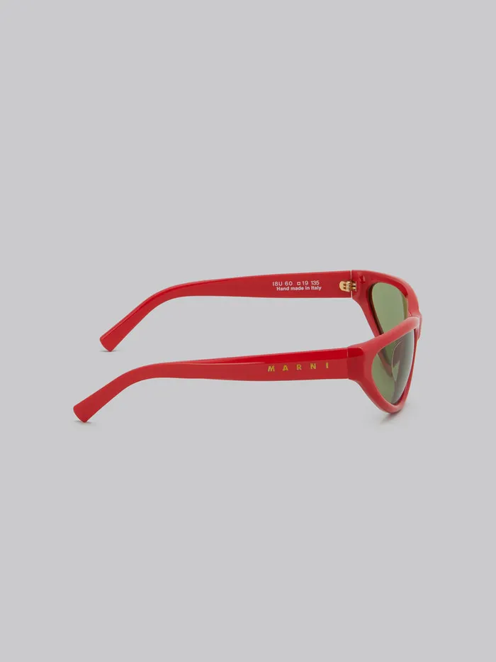 Red Mavericks Sunglasses WomenMen Marni Sunglasses