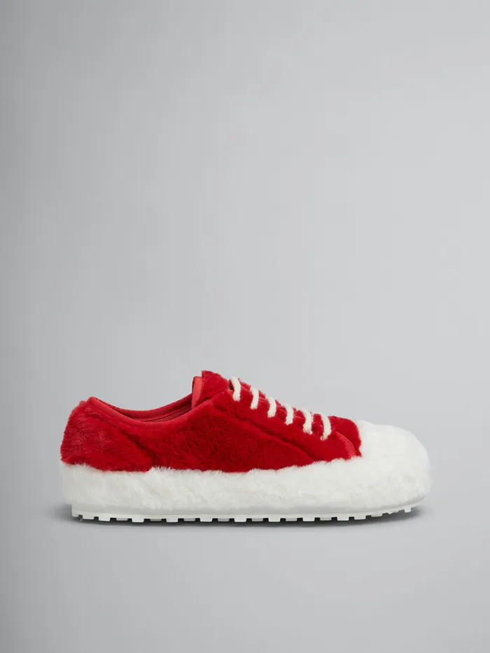 Red Teddy Tennis Sneaker Men Marni Sneakers
