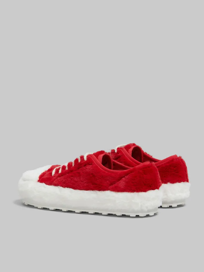 Red Teddy Tennis Sneaker Men Marni Sneakers