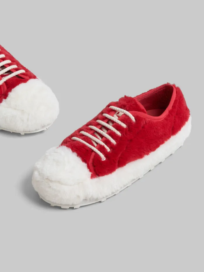 Red Teddy Tennis Sneaker Men Marni Sneakers