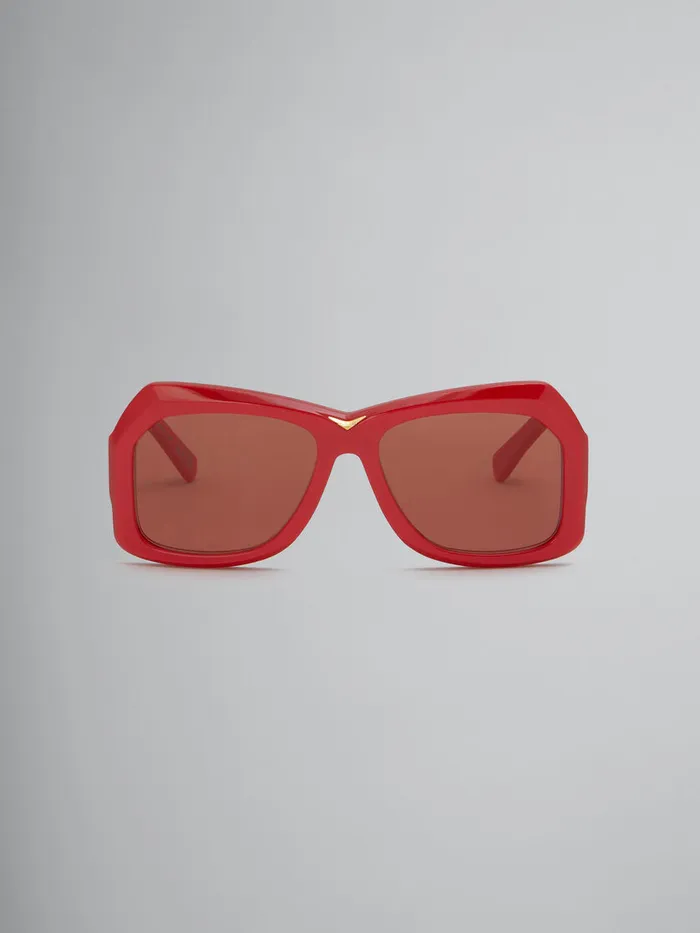 Red Tiznit Sunglasses WomenMen Marni Sunglasses
