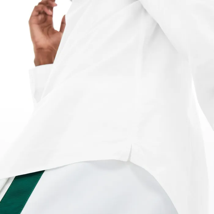 Regular Fit Badge Logo Shirt White Mens Lacoste Button Down Shirts Near Me