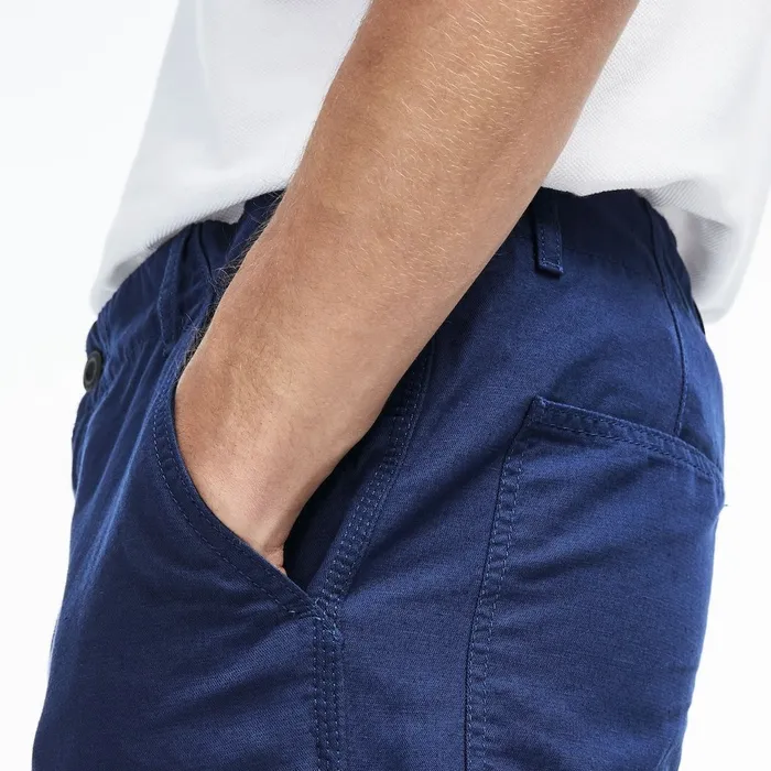Regular Fit Cotton And Linen Shorts Inkwell Mens Lacoste Pants and Shorts For Sale Online