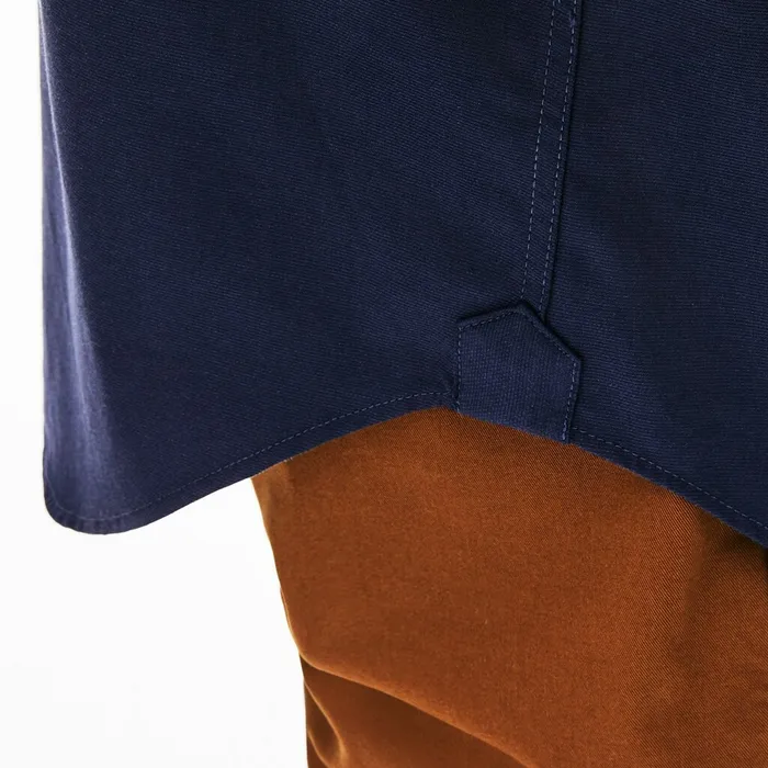 Regular Fit Mini Piqu Shirt Navy Blue Mens Lacoste Button Down Shirts Popular