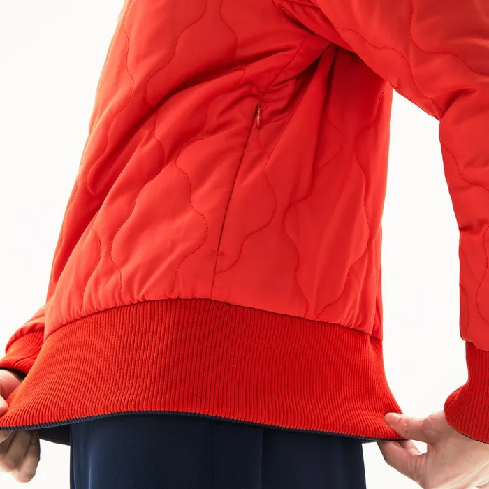 Reversible Bomber Jacket Navy BlueRed Womens Lacoste Jackets and Coats Online Store