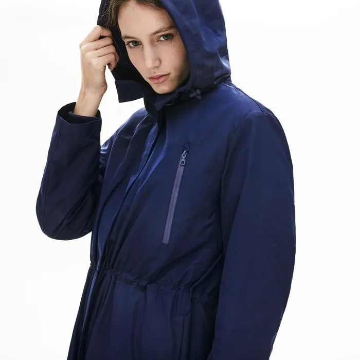 Reversible Jacket 4in1 Parka Navy Blue Womens Lacoste Jackets and Coats Gift 4 You