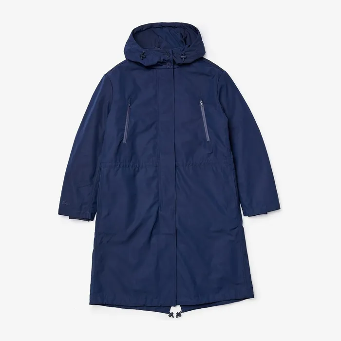 Reversible Jacket 4in1 Parka Navy Blue Womens Lacoste Jackets and Coats Gift 4 You