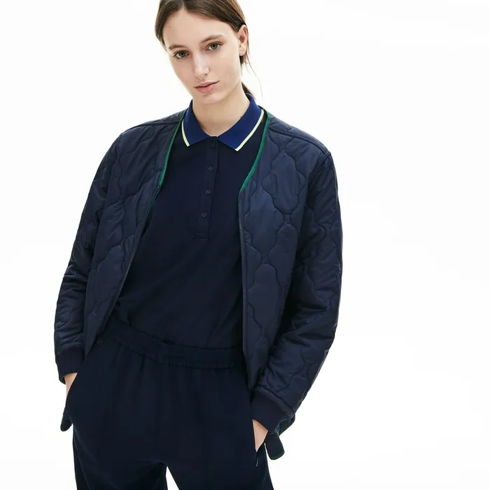 Reversible Jacket 4in1 Parka Navy Blue Womens Lacoste Jackets and Coats Gift 4 You