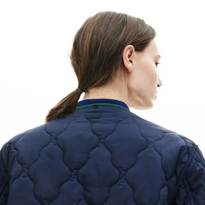 Reversible Jacket 4in1 Parka Navy Blue Womens Lacoste Jackets and Coats Gift 4 You