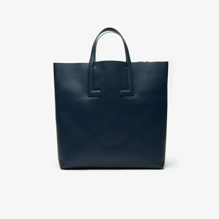 Reversible Leather Tote Bag with Detachable Strap Arctic Oceania Womens Lacoste Bags Near Me
