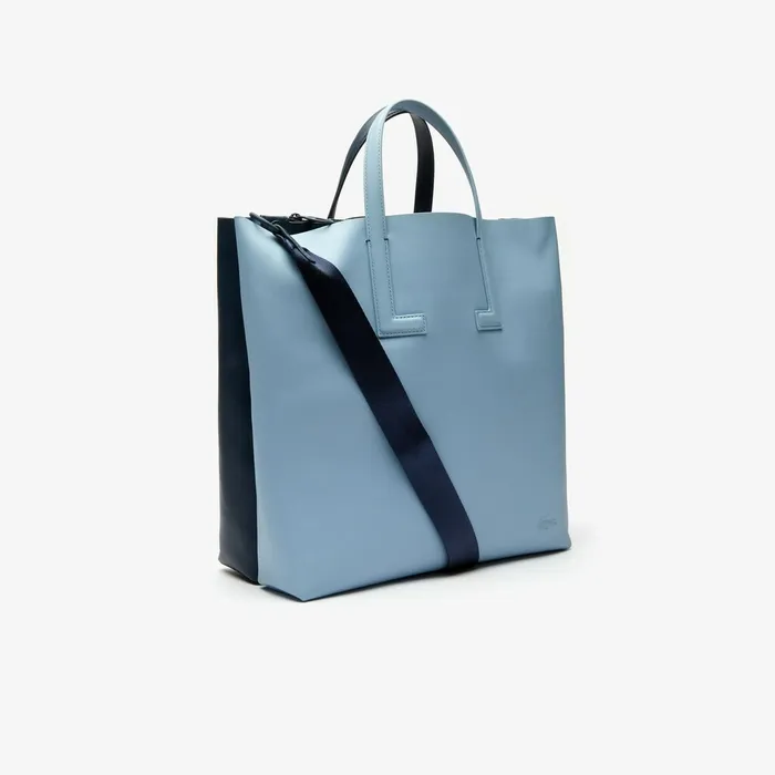 Reversible Leather Tote Bag with Detachable Strap Arctic Oceania Womens Lacoste Bags Near Me