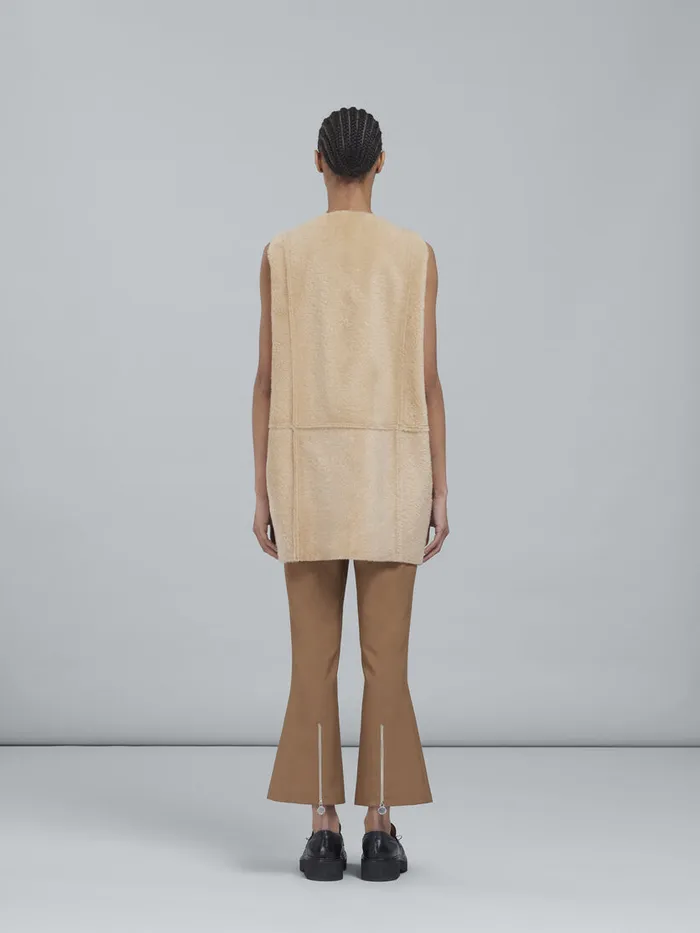 Reversible Light Merino Velour Vest Women Marni Coats and Jackets