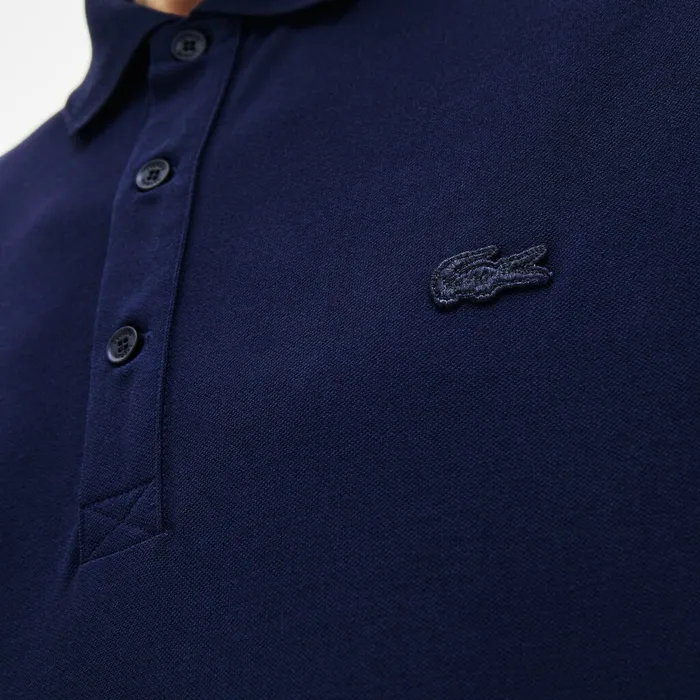 Riviera L1212 Ultra Light Cotton Polo Navy Blue Mens Lacoste Polos Cheap On Sale
