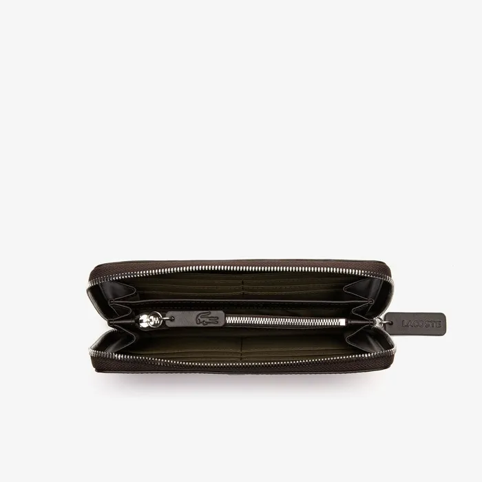 Robert George Coated Print Canvas Zip Wallet Original Green Womens Lacoste Small Leather Goods Gift 4 You