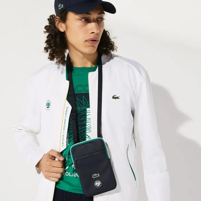Roland Garros Adjustable Strap Mini Zip Flat Bag Peacoat Verdant Green Mol Mens Lacoste Small Leather Goods Popular Roland Garros Adjustable Strap Mini Zip Flat Bag Peacoat Verdant Green Mol Mens Lacoste Small Leather Goods Popular