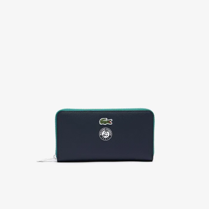 Roland Garros Contrast Interior Zippered Wallet Peacoat Verdant Green Mol Womens Lacoste Small Leather Goods Popular Roland Garros Contrast Interior Zippered Wallet Peacoat Verdant Green Mol Womens Lacoste Small Leather Goods Popular