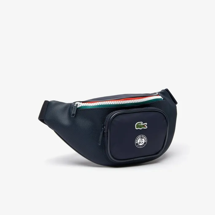 Roland Garros Nylon Belt Bag Peacoat Verdant Green Mol Mens Lacoste Bags Store