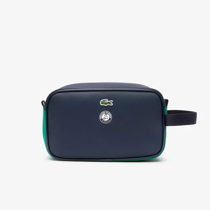 Roland Garros Nylon Zippered Toiletry Bag Peacoat Verdant Green Mol Mens Lacoste Small Leather Goods For Sale Roland Garros Nylon Zippered Toiletry Bag Peacoat Verdant Green Mol Mens Lacoste Small Leather Goods For Sale