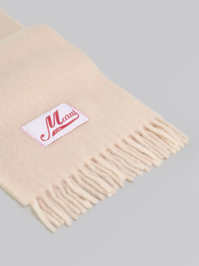 Rose Pink Alpaca Scarf Women Marni Scarves