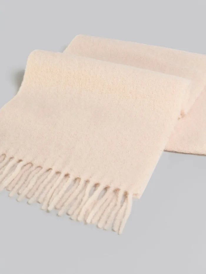 Rose Pink Alpaca Scarf Women Marni Scarves