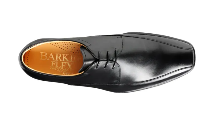 Ross 8211 Black Calf Mens Barker Shoes Derbys
