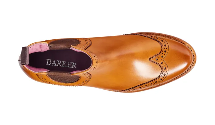 Sabrina 8211 Cedar Calf Womens Barker Shoes Boots
