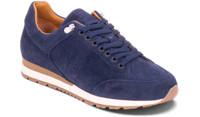 Seb 8211 Navy Suede Mens Barker Shoes Sneakers