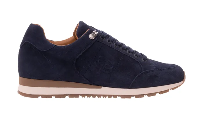 Seb 8211 Navy Suede Mens Barker Shoes Sneakers
