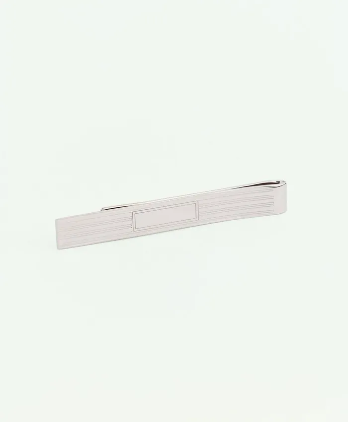 Shirt Accessories Men Brooks Brothers Sterling Silver Engravable RhodiumPlated Tie Clip Silver Shirt Accessories Men Brooks Brothers Sterling Silver Engravable RhodiumPlated Tie Clip Silver