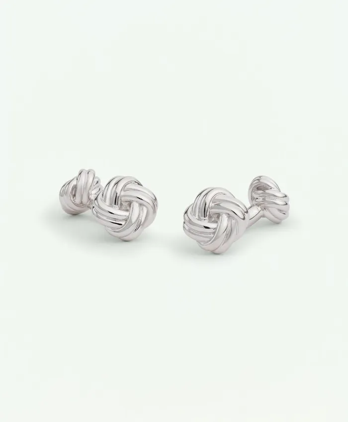 Shirt Accessories Men Brooks Brothers Sterling Silver RhodiumPlated Knot Cufflinks Silver Shirt Accessories Men Brooks Brothers Sterling Silver RhodiumPlated Knot Cufflinks Silver