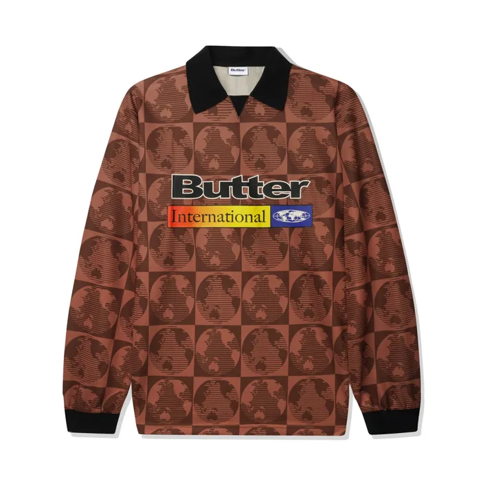 Shirts Men Butter Goods Atlas LS Jersey Brown