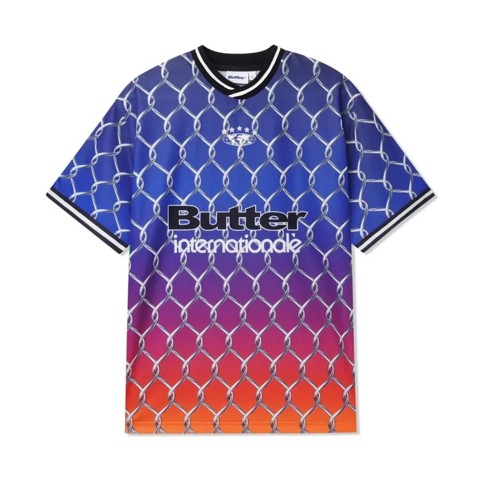 Shirts Men Butter Goods Cage Jersey Sunset