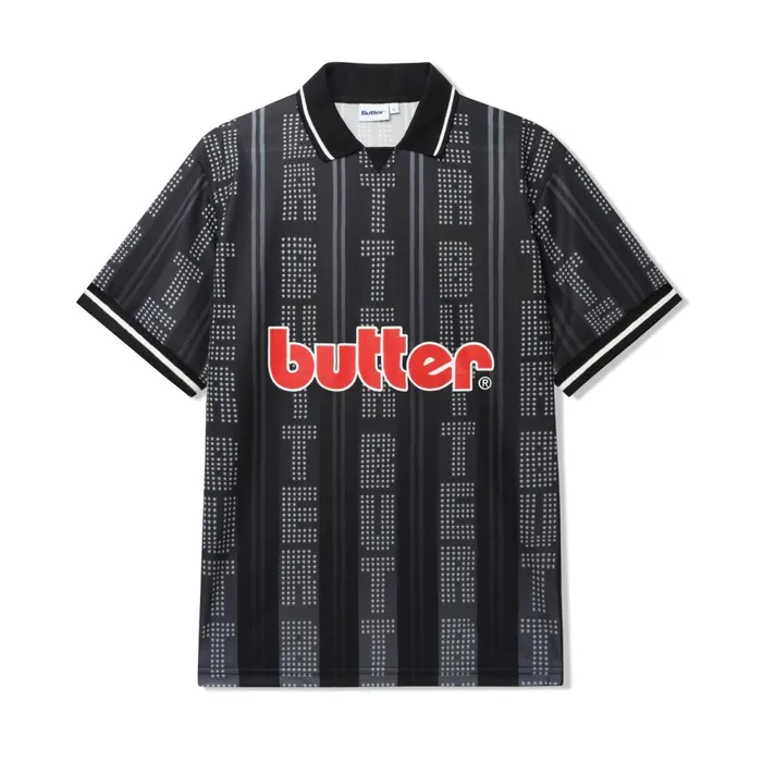 Shirts Men Butter Goods City Jersey Black Grey