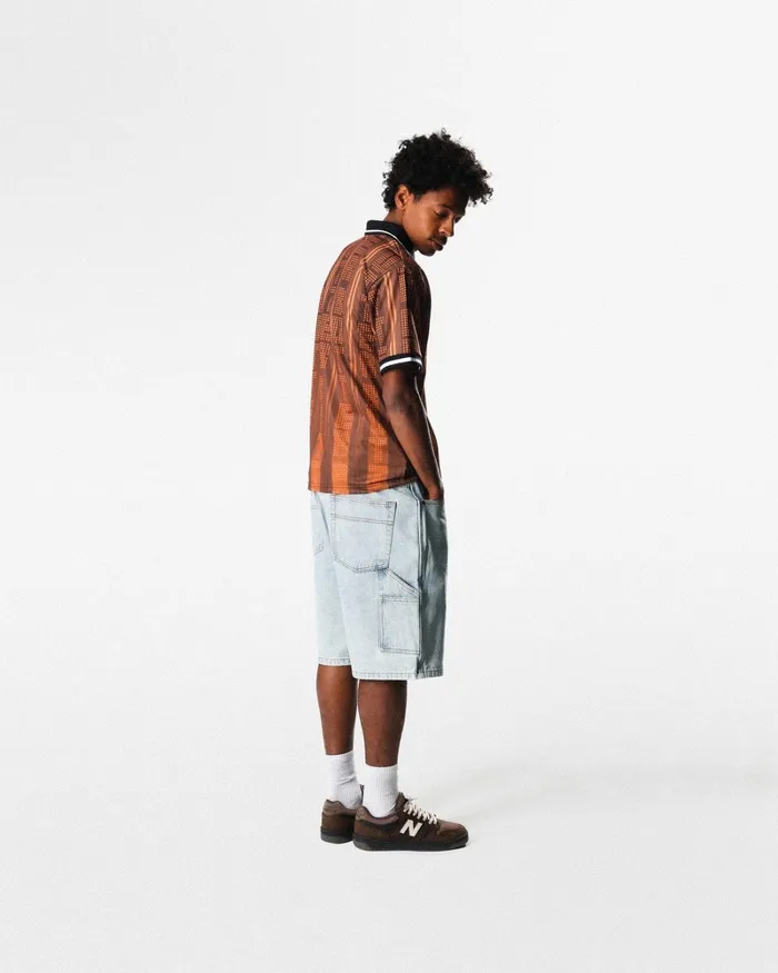 Shirts Men Butter Goods City Jersey Brown Orange
