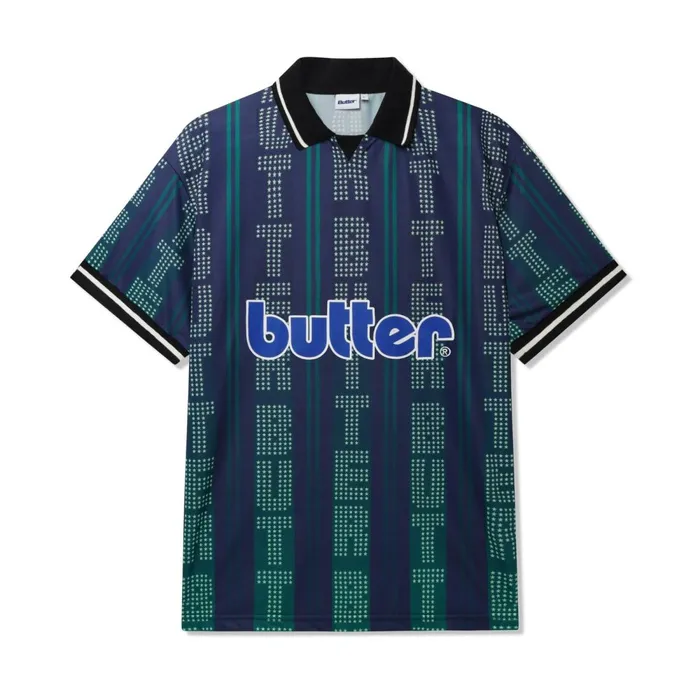Shirts Men Butter Goods City Jersey Navy Green