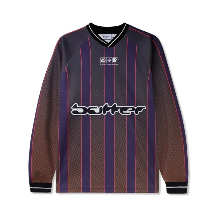 Shirts Men Butter Goods Corrosive LS Jersey Brown