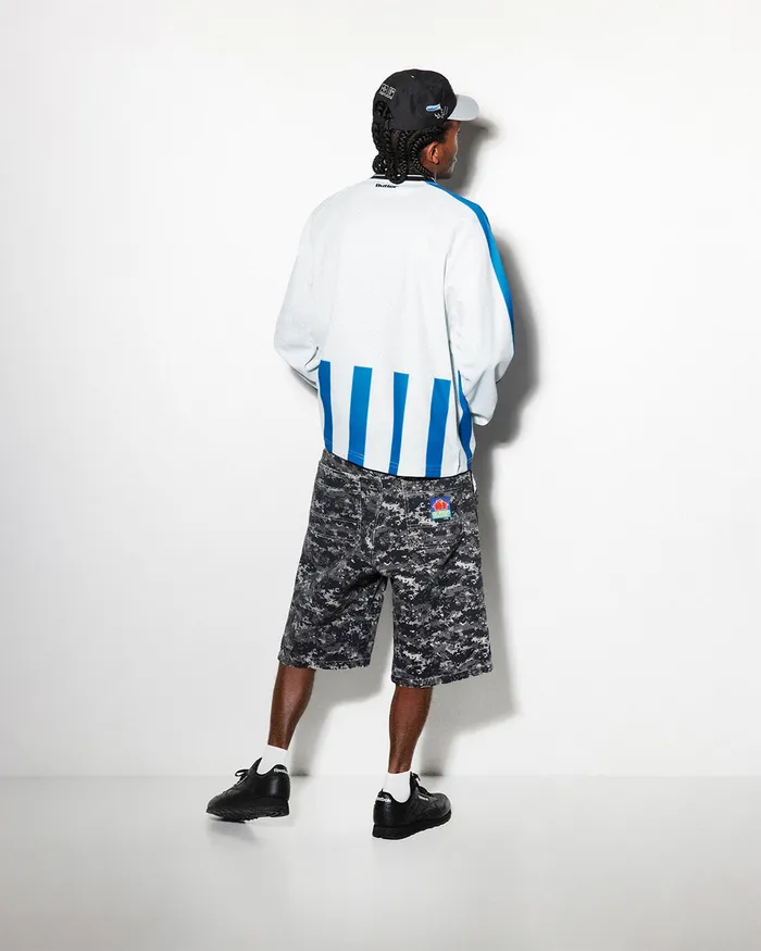 Shirts Men Butter Goods Corrosive LS Jersey White