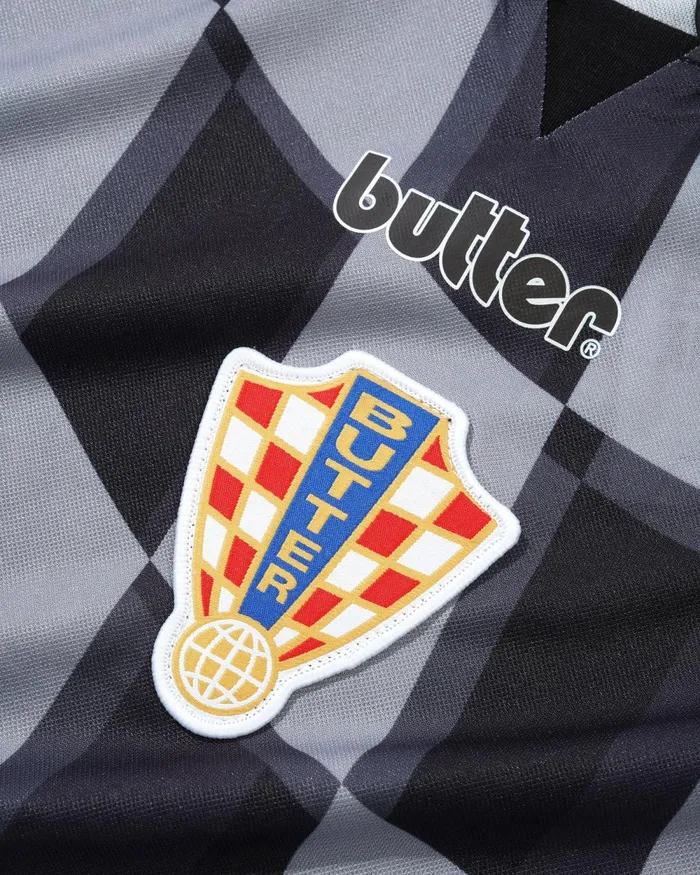 Shirts Men Butter Goods Flag Jersey Black