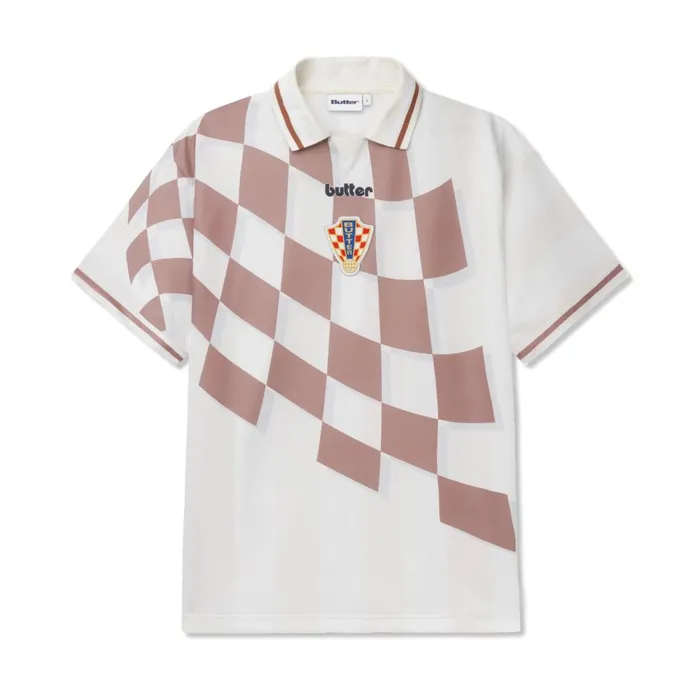 Shirts Men Butter Goods Flag Jersey Cream