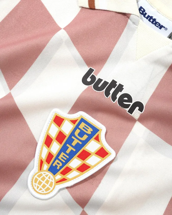 Shirts Men Butter Goods Flag Jersey Cream Shirts Men Butter Goods Flag Jersey Cream