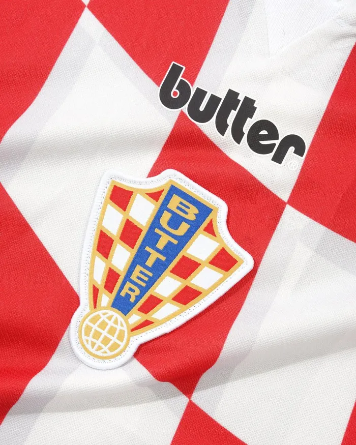 Shirts Men Butter Goods Flag Jersey White