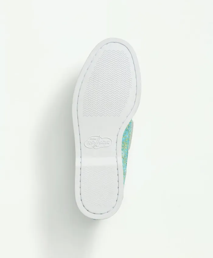 Shoes andamp Belts Women Brooks Brothers Womenand039S Sperry X Brooks Brothers AO 2Eye Floral Blue
