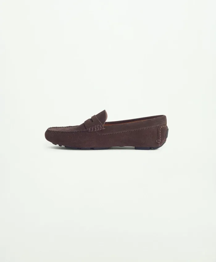 Shoes Men Brooks Brothers Bellport Driving Moc Brown