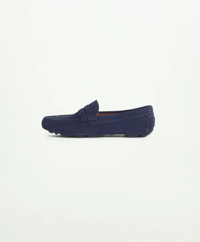 Shoes Men Brooks Brothers Bellport Driving Moc Navy