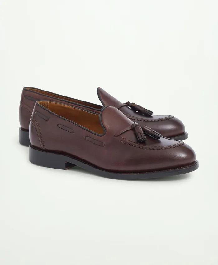 Shoes Men Brooks Brothers Fitzgerald Tassel Loafer Brown