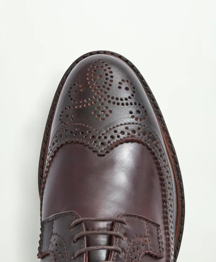 Shoes Men Brooks Brothers Rancourt Cordovan Longwing Burgundy