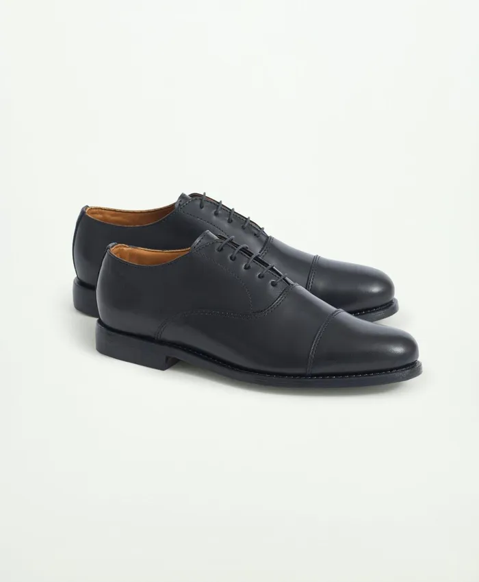Shoes Men Brooks Brothers Rancourt Oxford Black