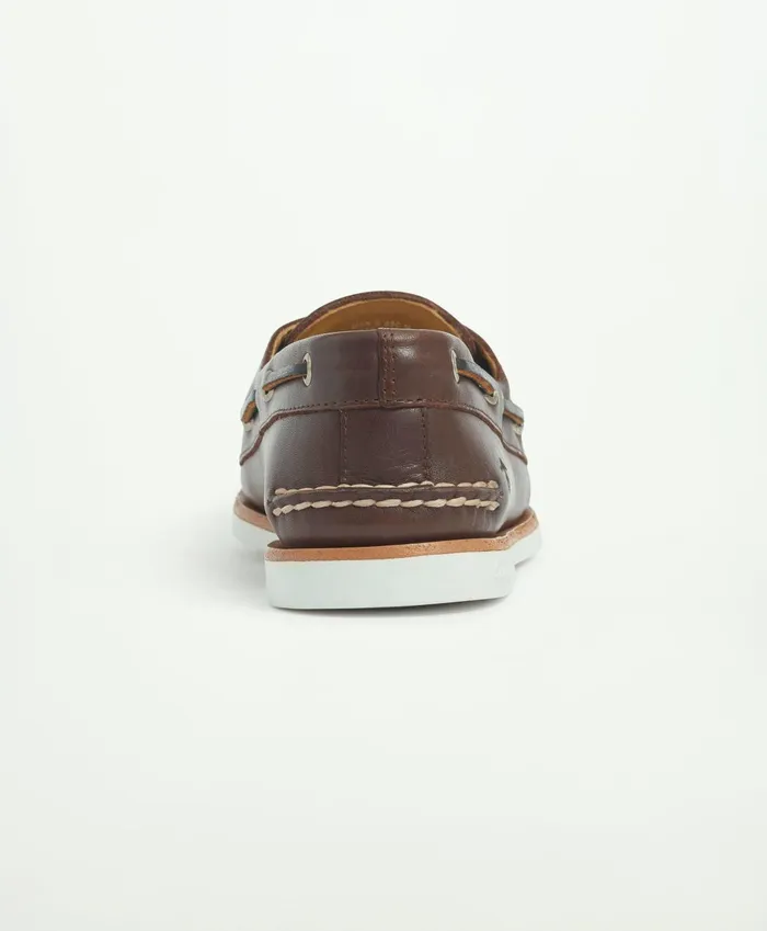 Shoes Men Brooks Brothers Sperry X Brooks Brothers AO 2Eye Kiltie Brown