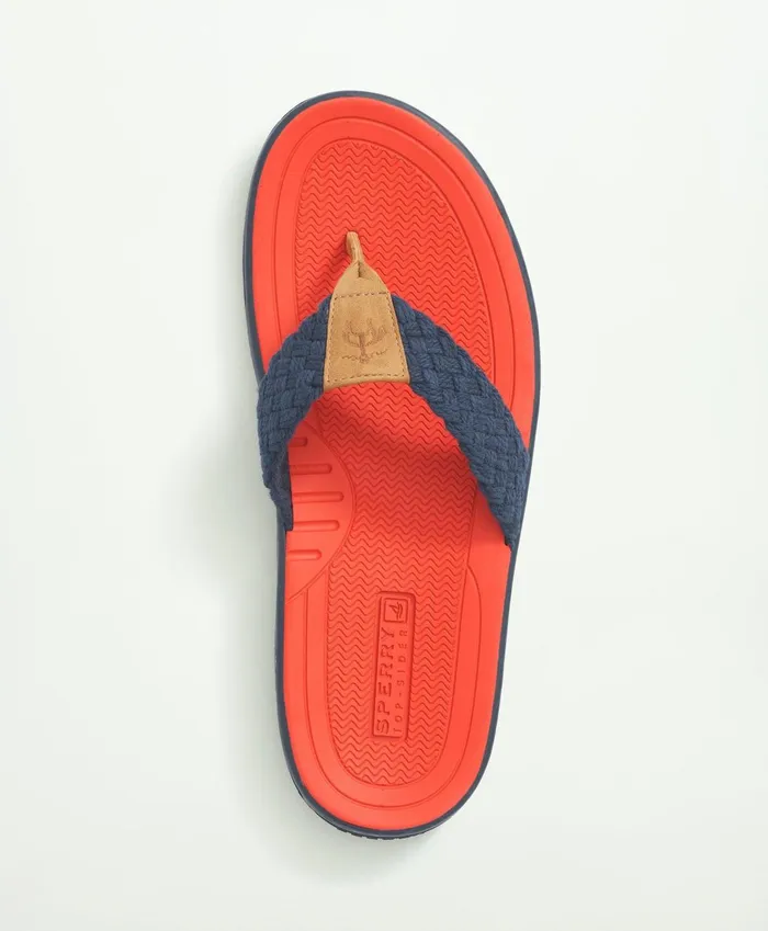 Shoes Men Brooks Brothers Sperry X Brooks Brothers Baitfish Sandal Navy